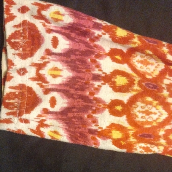 Colorful Patterned Long Sleeve Top With Sequins - Picture 8 of 9